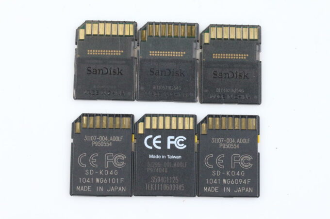 Sandisk 8 GB und Kingston SD Speicherkarten 6 Stück - Image 2