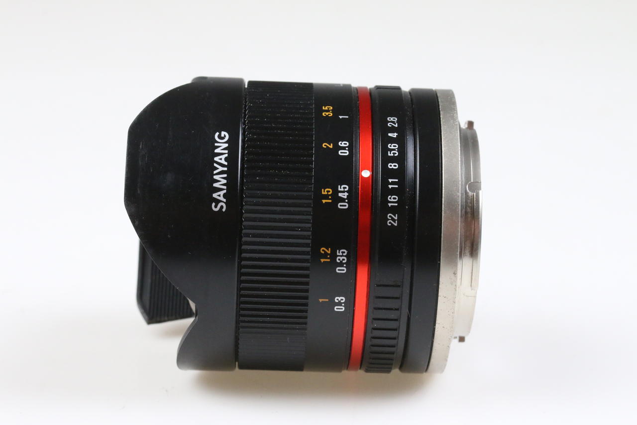 Samyang 8mm f/2,8 UMC Fish Eye II für Canon EF-M - #ACP01112