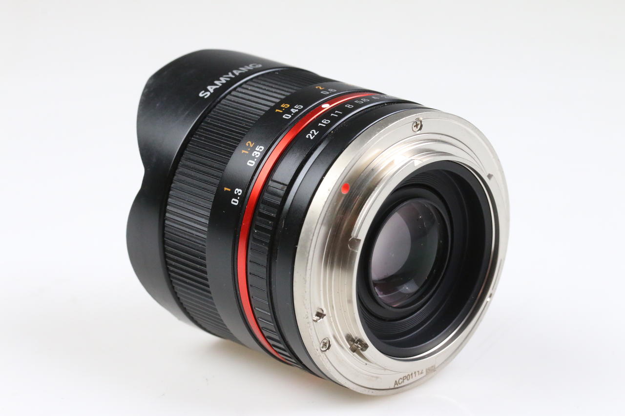 Samyang 8mm f/2,8 UMC Fish Eye II für Canon EF-M - #ACP01112
