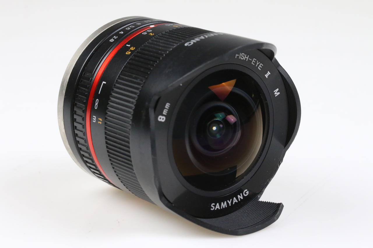 Samyang 8mm f/2,8 UMC Fish Eye II für Canon EF-M - #ACP01112