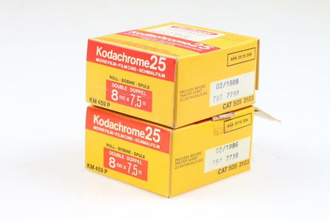 Kodak Kodachrome 25 Farb Schmalfilm / 2 Stück