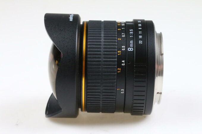 Walimex Pro 8mm f/3,5 Fish-Eye CS für Canon EF