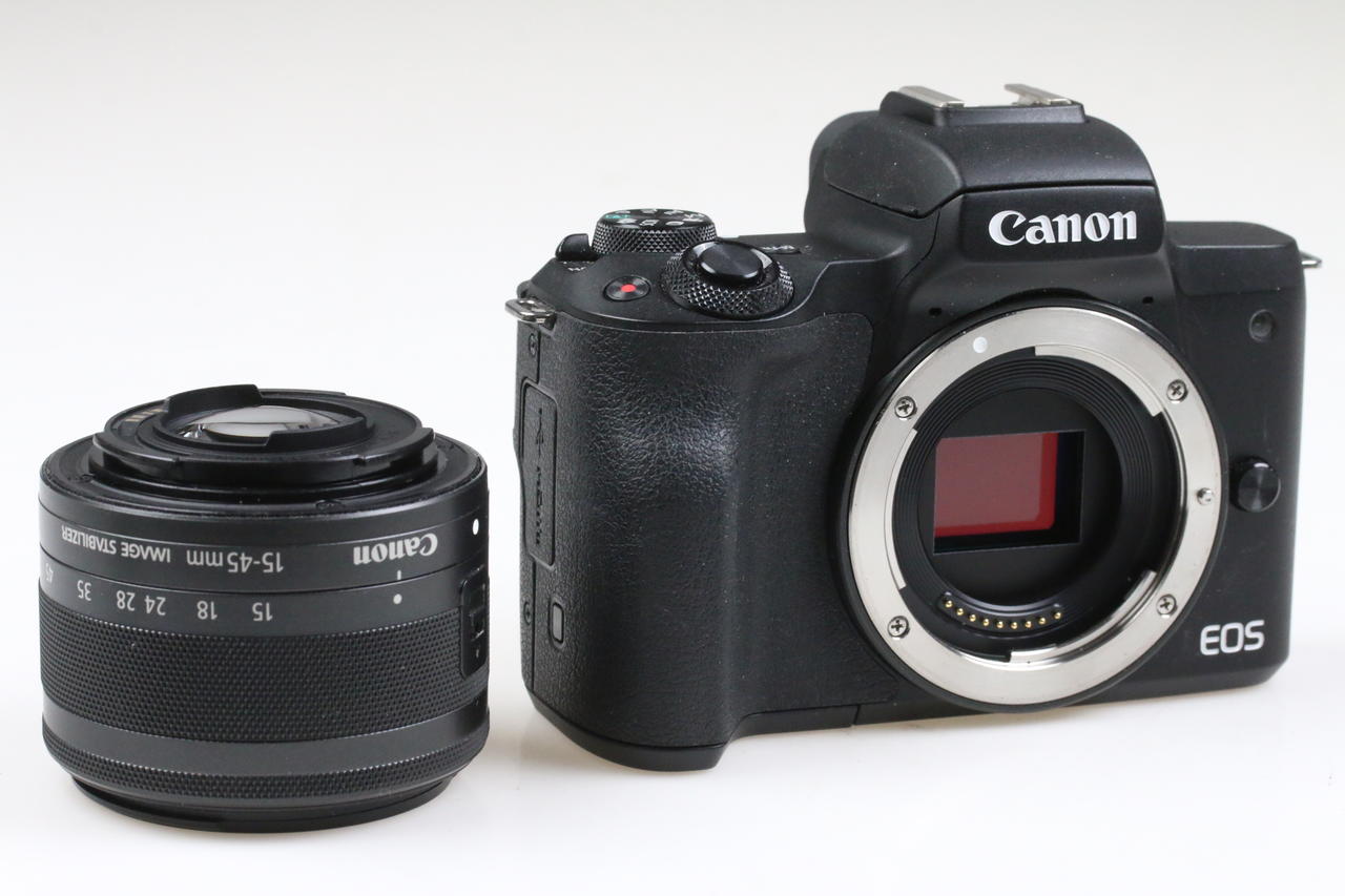 Canon EOS M50 mit EF-M 15-45mm IS STM : Schwarz - #083051006985