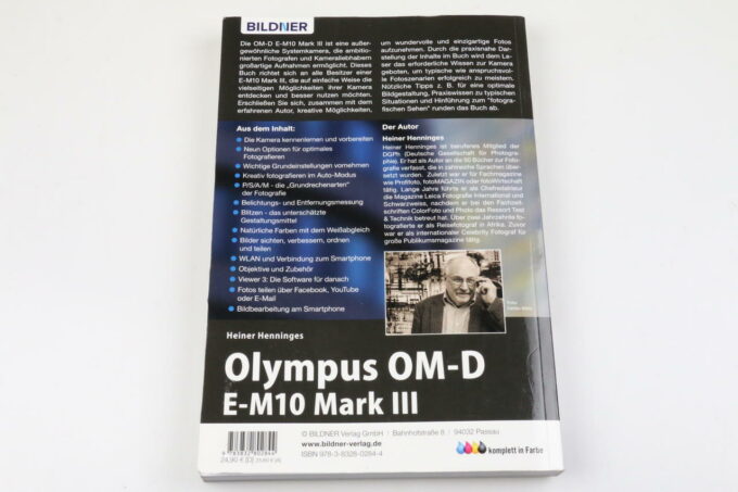 Buch - Olympus E-M10 III Handbuch