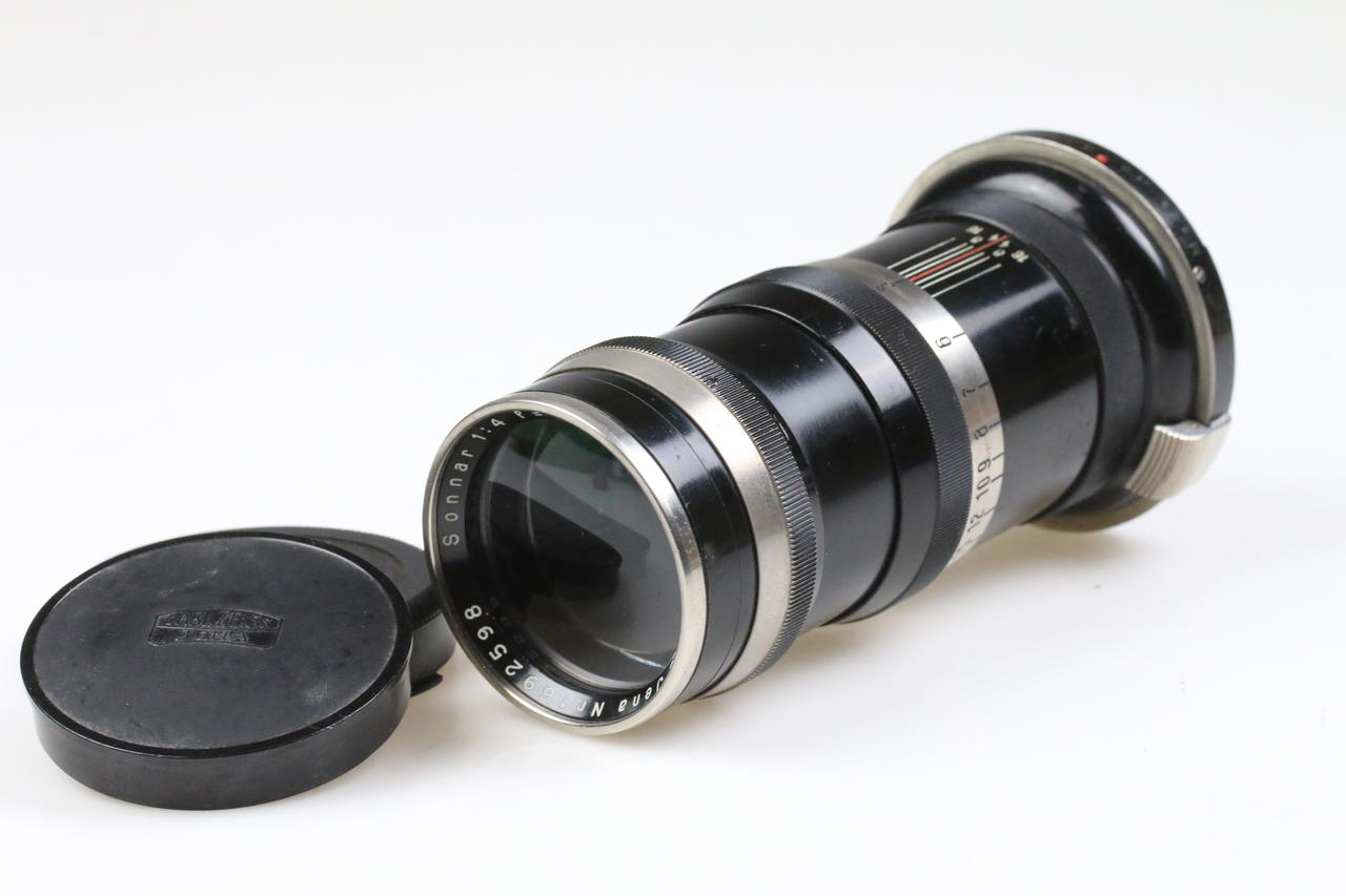 Zeiss Jena Sonnar 13,5cm f/4,0 schwarz für Contax RF - #1692598