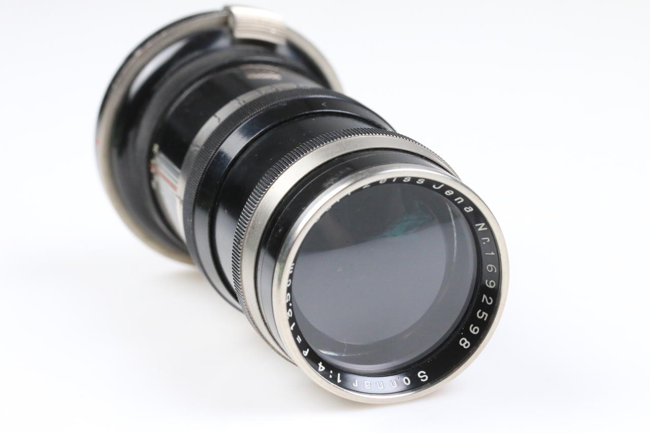 Zeiss Jena Sonnar 13,5cm f/4,0 schwarz für Contax RF - #1692598 - Image 5