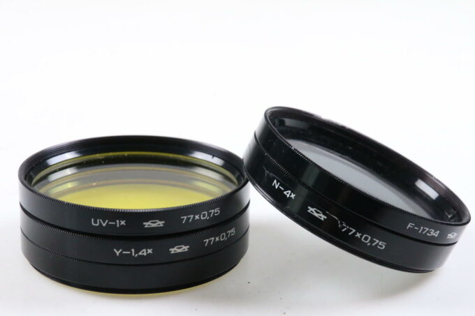 Russischer Filtersatz 77mm mit Blende