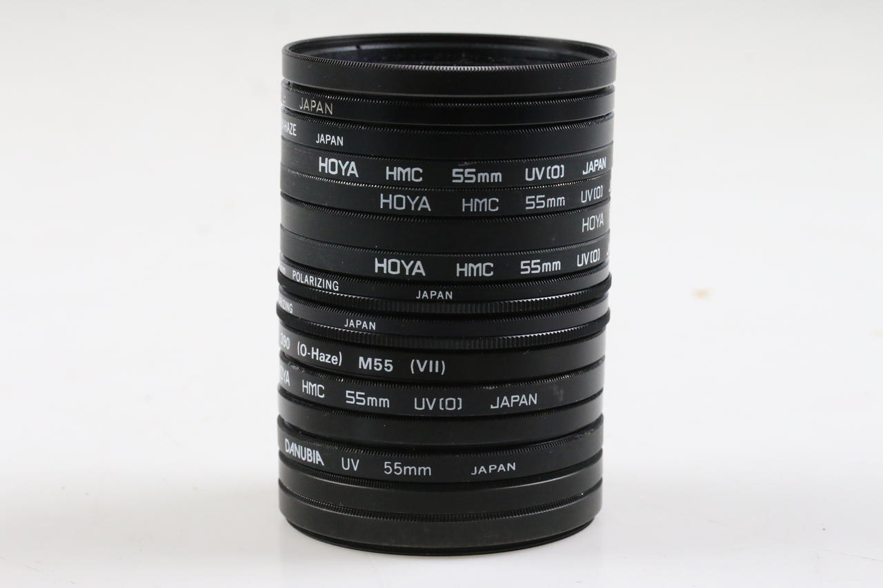 Filtersatz 55mm - 15 Stück