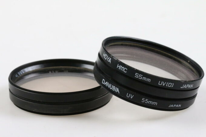 Filtersatz 55mm - 15 Stück