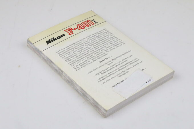 Nikon Buch F-401x Michael Huber