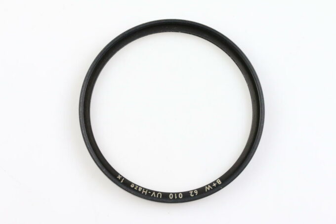 B+W UV Haze 1x (010) Filter 62mm - Image 3
