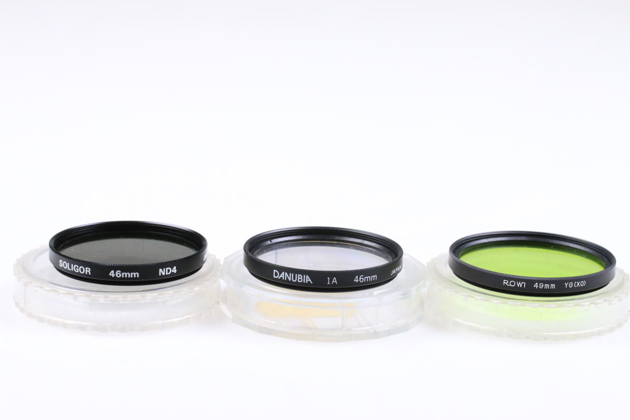 Filterset 49mm Durchmesser / 3 Stück