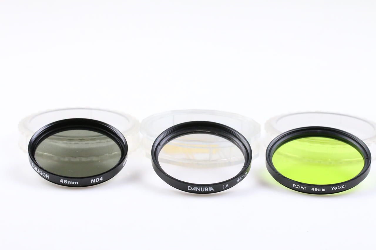 Filterset 49mm Durchmesser / 3 Stück