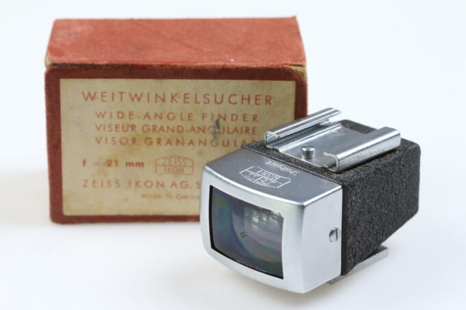 Zeiss Ikon Weitwinkel- Aufstecksucher f=21mm