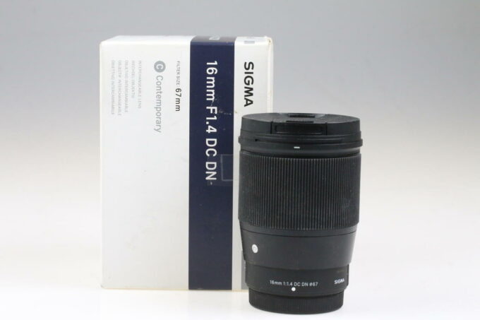 Sigma 16mm f/1,4 DC DN Contemporary für Fujifilm - #56370987