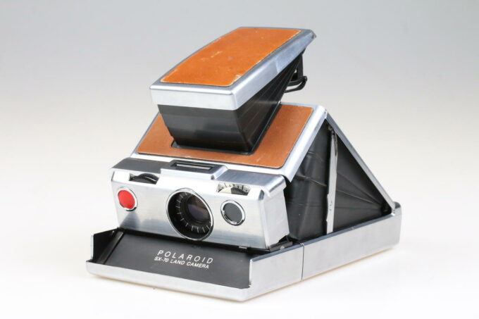 Polaroid SX-70 Land Camera - braun-silber