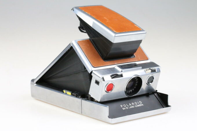 Polaroid SX-70 Land Camera - braun-silber