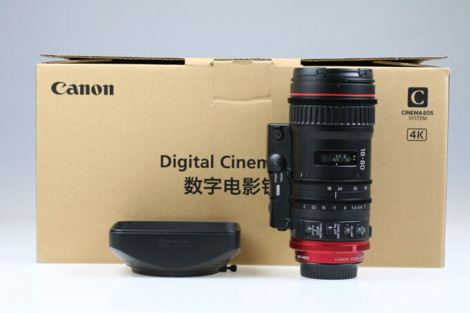 Canon CN-E 18-80mm T4,4 L IS KAS S Cine Lens - #94014899