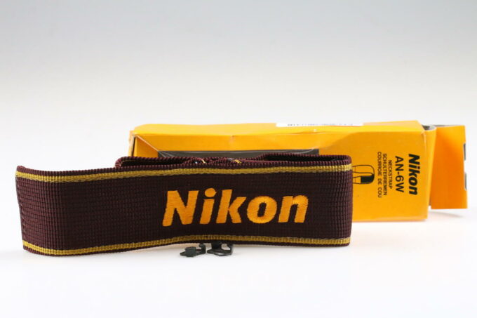 Nikon Gurt AN-6W / bordeaux mit gelber Aufschrift