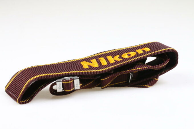 Nikon Gurt AN-6W / bordeaux mit gelber Aufschrift