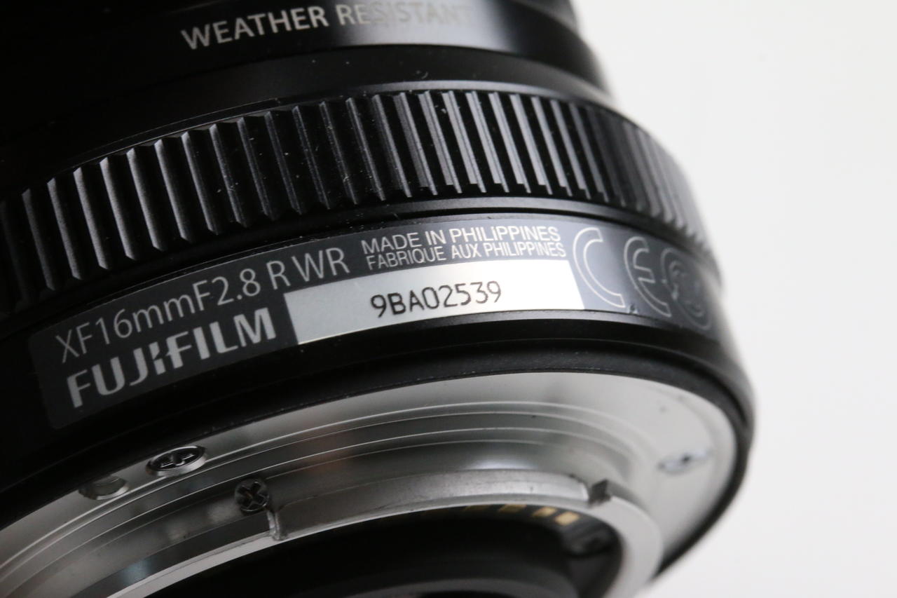 FUJIFILM Fujinon XF 16mm f/2,8 R WR - Schwarz - #9AB02539 - Image 6