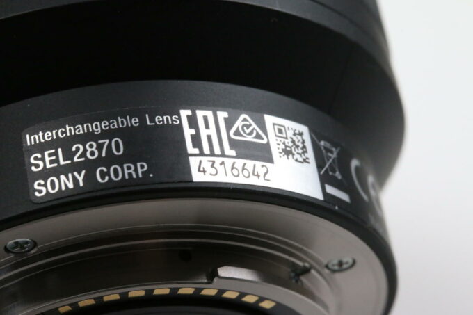 Sony FE 28-70mm f/3,5-5,6 OSS - #4316642