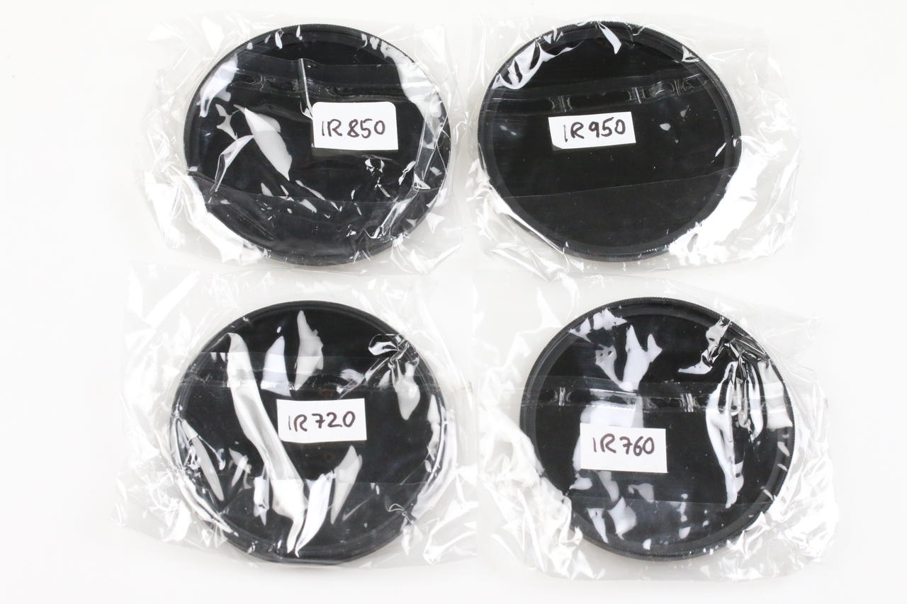 Neewer IR Filterset 4 Stück IR720/760/850/950 - 58mm