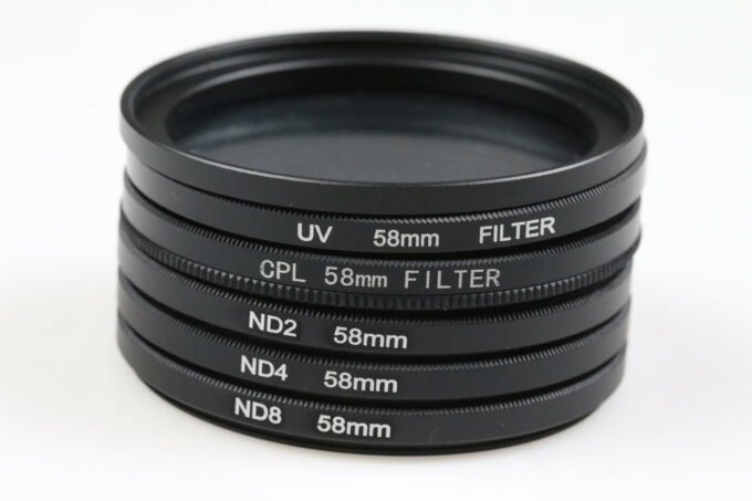 Filtersatz 58mm in Tasche ND, Pol und UV - Image 3