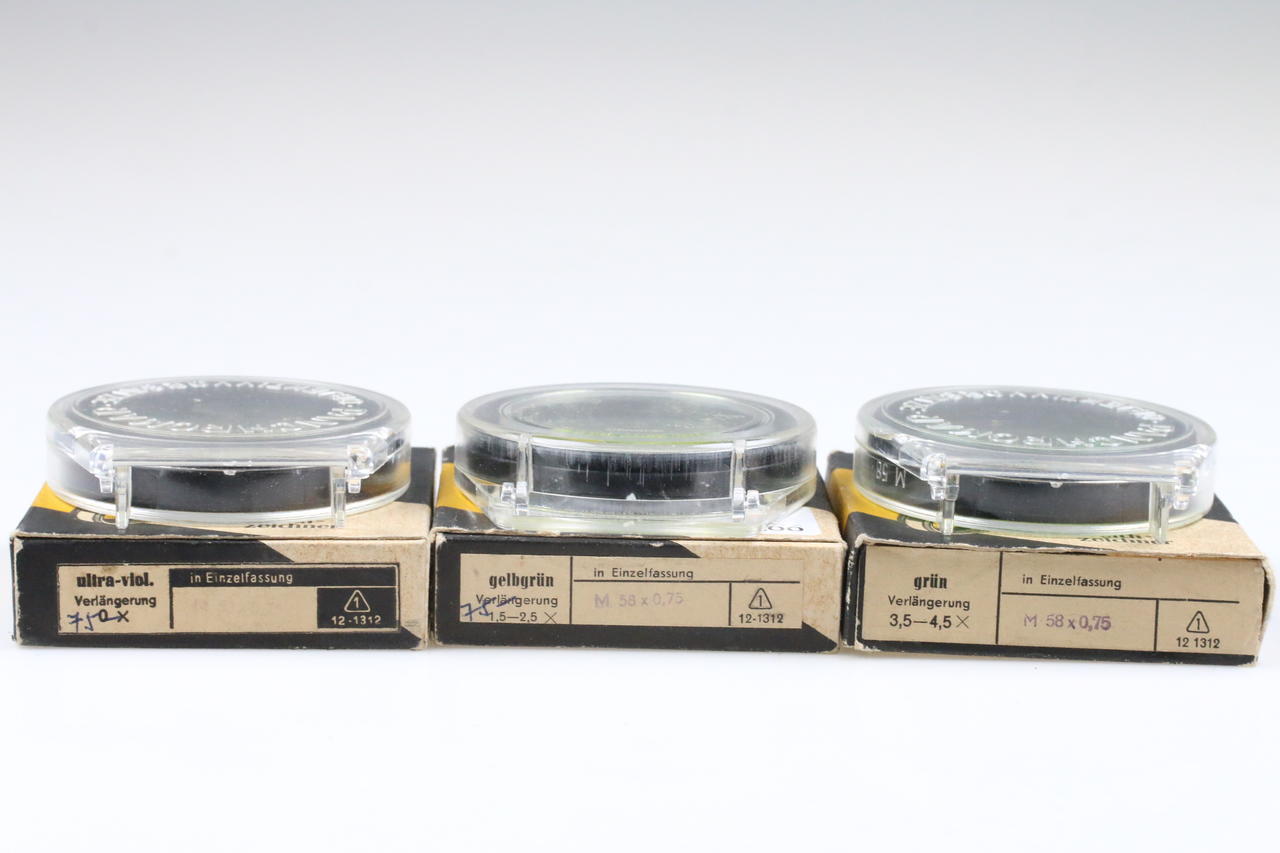 Panchromar Filtersatz Farbe - 3 Stück 58mm