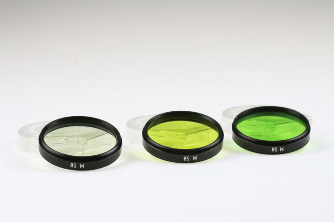 Panchromar Filtersatz Farbe - 3 Stück 58mm