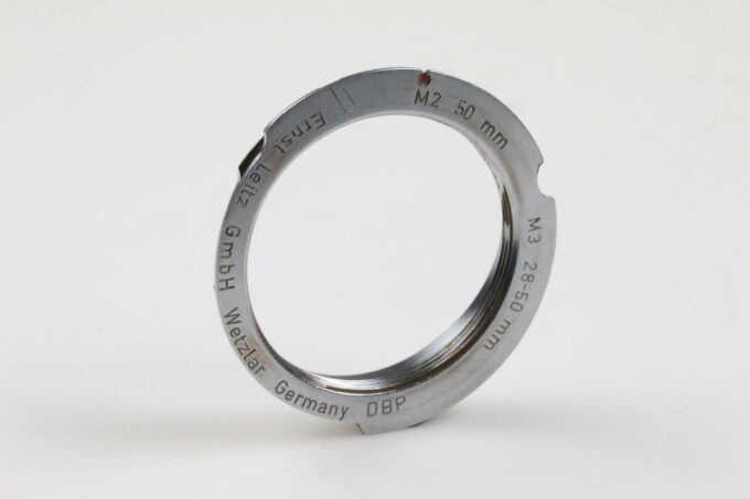 Leica Adapterring für M39 auf Leica M - M2 50mm und M3 28-50mm