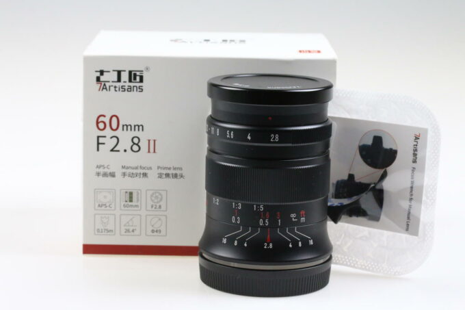 7Artisans 60mm f/2,8 II für Sony E Mount - #149078