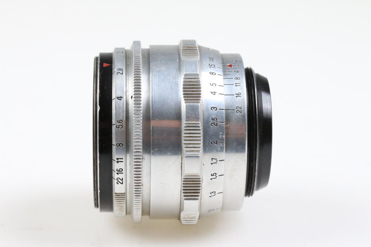 Zeiss Jena Biotar 58mm f/2,0 "RED T" für M42 - #3480201 - Image 2