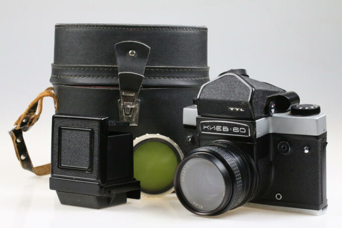 Arsenal Kiev-60 TTL 80mm f/2,8 / Lichtschacht und Prismensucher - #9402996