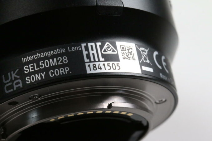 Sony FE 50mm f/2,8 Macro - #1841505