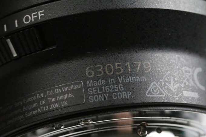 Sony FE 16-25mm f/2,8 G - #6305179