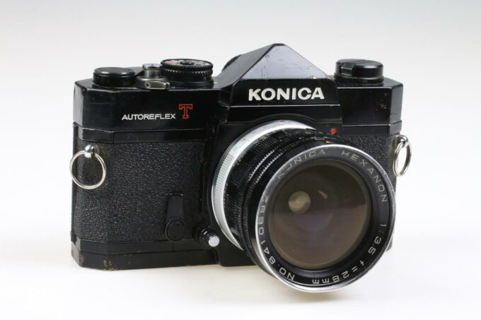 Konica Autoreflex T Gehäuse mit Hexanon 28mm f/3,5 - #361304