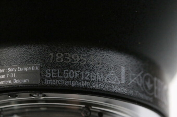 Sony FE 50mm f/1,2 GM - #1839549