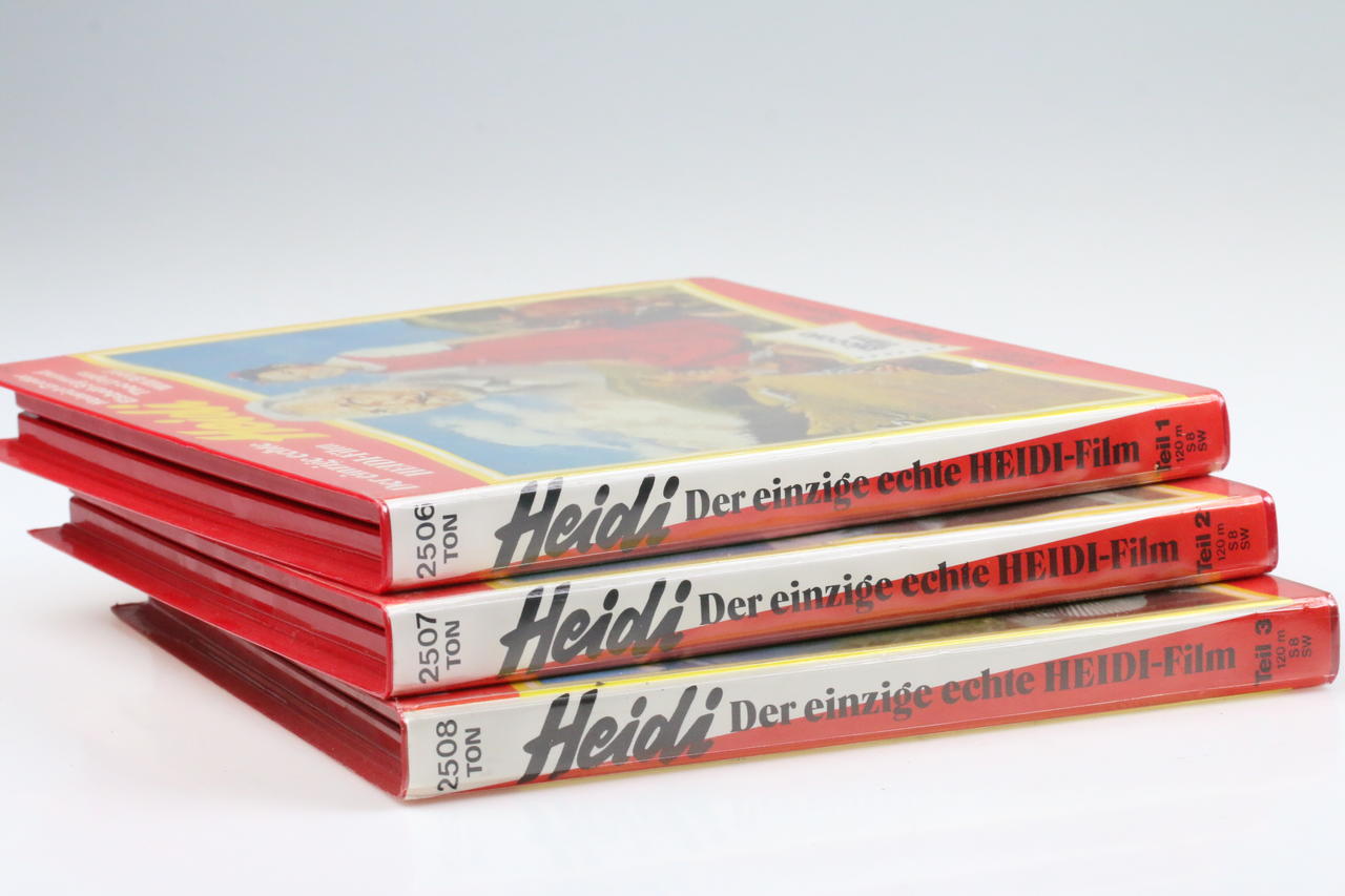 Super 8 Film Heidi 3 Teile von Picolo Film