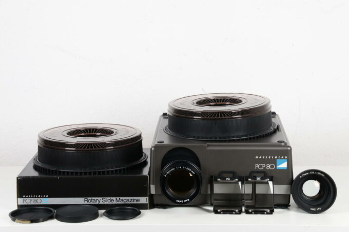 Hasselblad PCP80 6x6 Diaprojektor mit 150mm f/3,5 und 250mm f/4,0