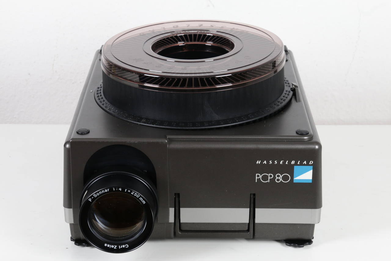 Hasselblad PCP80 6x6 Diaprojektor mit 150mm f/3,5 und 250mm f/4,0