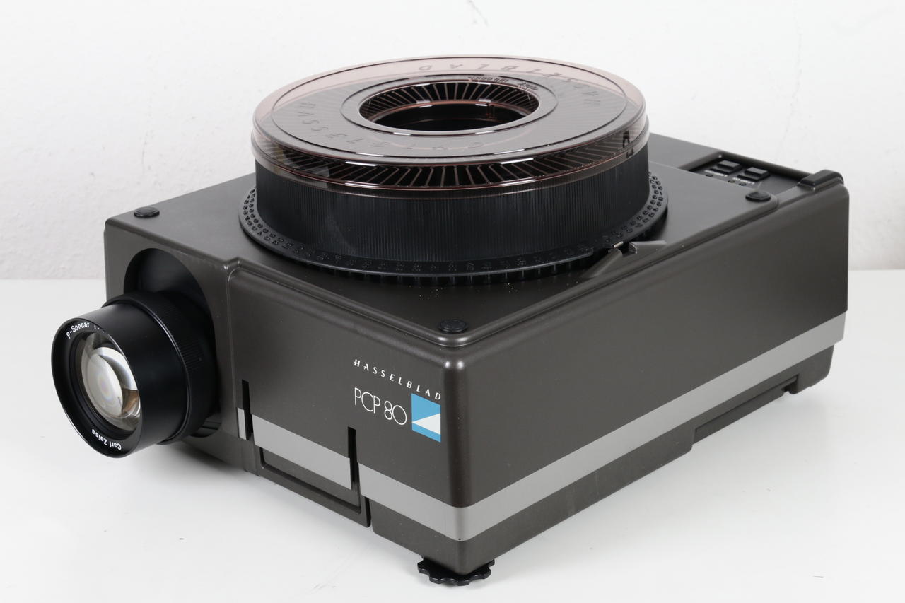 Hasselblad PCP80 6x6 Diaprojektor mit 150mm f/3,5 und 250mm f/4,0
