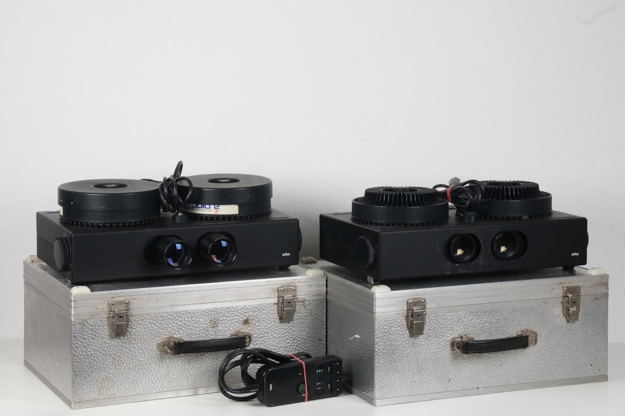 Braun Tandem Projektor DP IG4 - 2 Stück mit Magazine