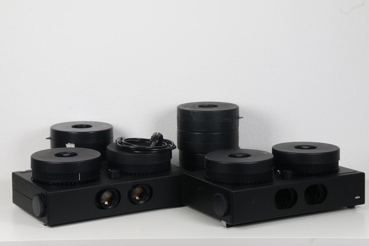 Braun Tandem Projektor DP IG4 - 2 Stück mit Magazine - Funktion nicht überprüft