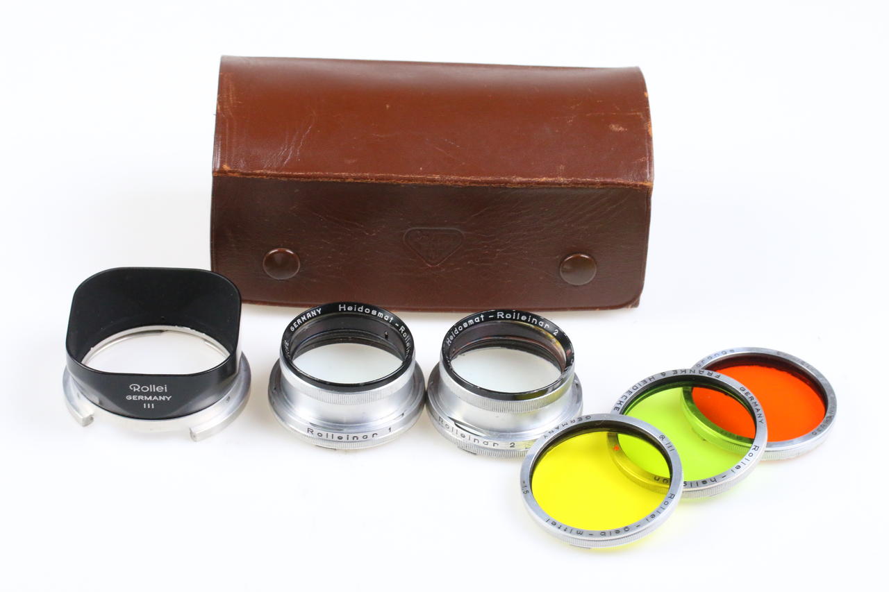 Rollei Filtersatz Bajonett 3 Rolleinar, Farbfilter, Blende