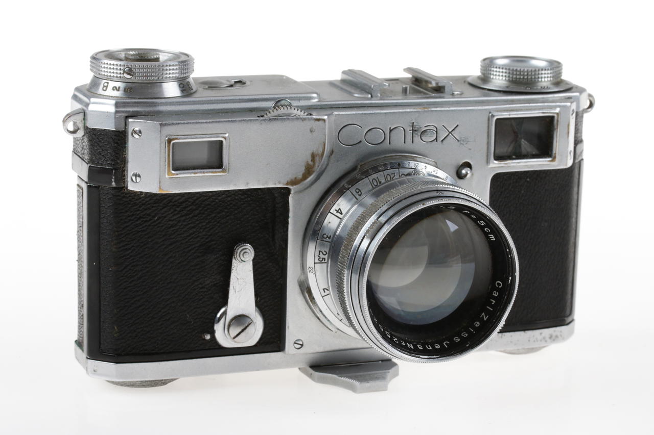 Zeiss Ikon Contax I mit Sonnar 5cm f/2,0 Bastlerkamera - #J71396 - Image 2