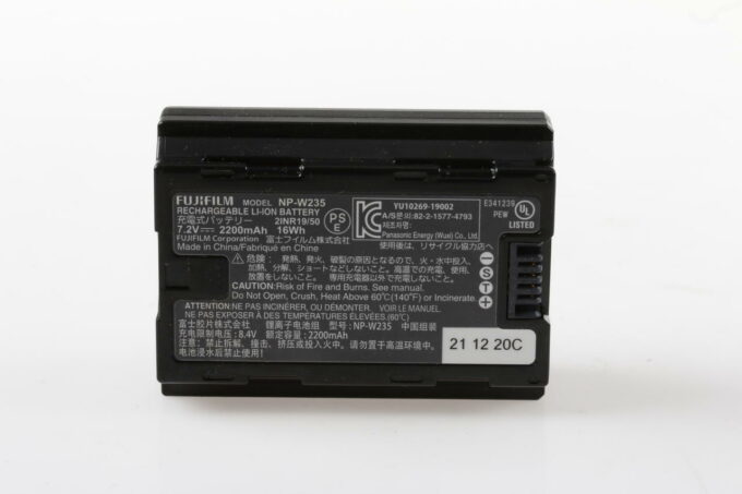 FUJIFILM NP-W235 Li-Ionen-Akku - Image 3