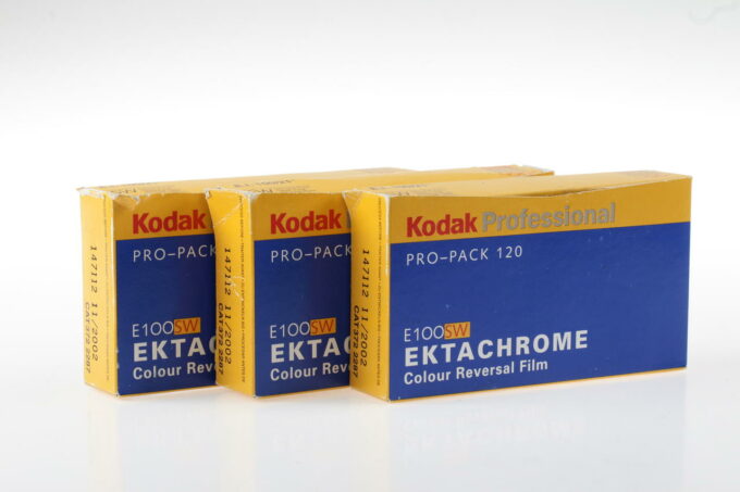 Kodak Ektachrome E100SW 120 - 15 Stück Abgelaufen 11/2002