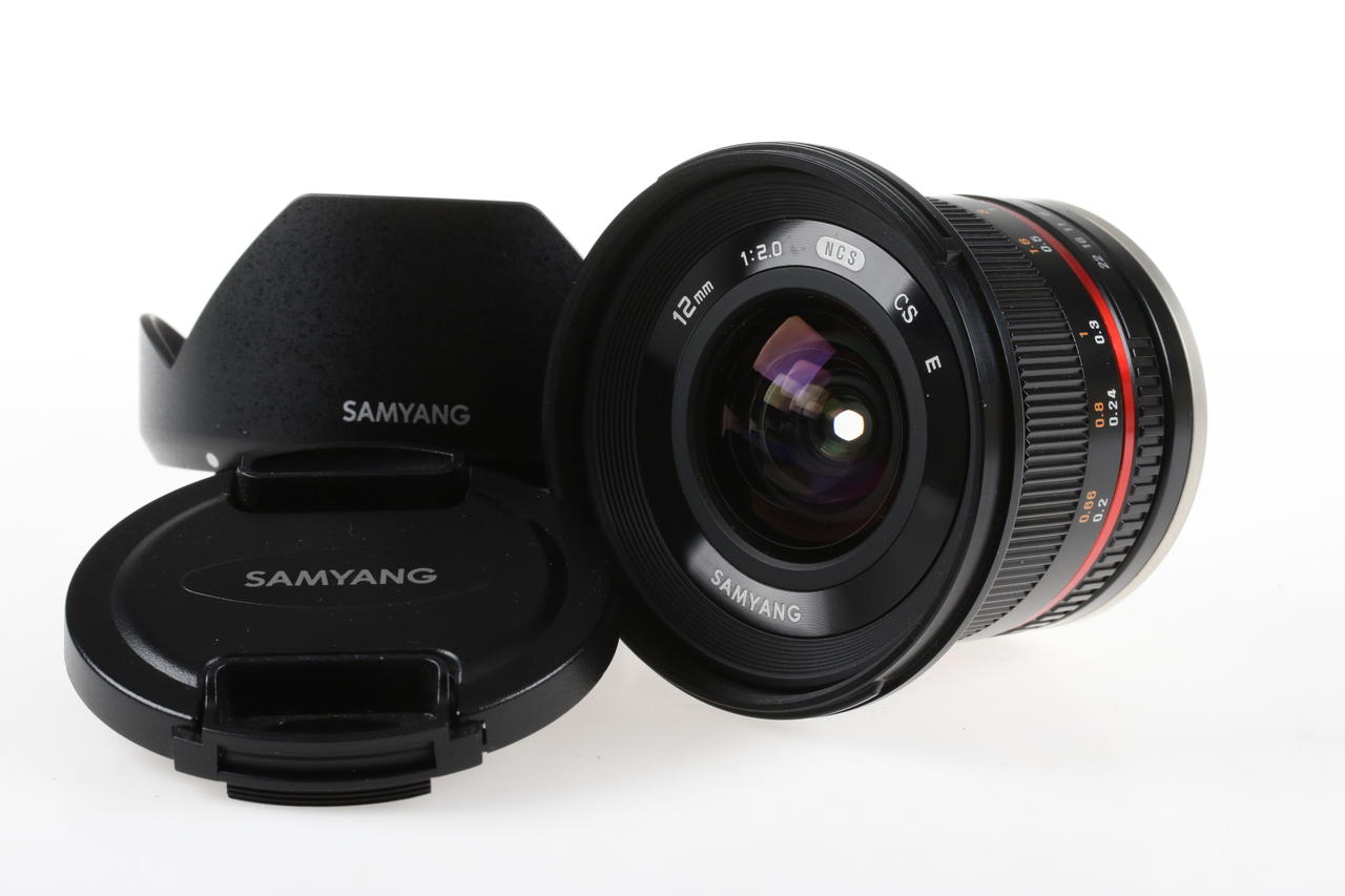 Samyang 12mm f/2,0 NCS CS für Sony E-Mount (APS-C)