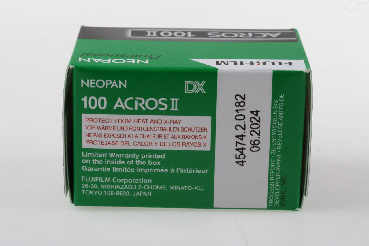 FUJIFILM Neopan Acros 100 II EC 135/36 SW-KB-Film (Abgelaufen/Expired 06/2024) - Image 3